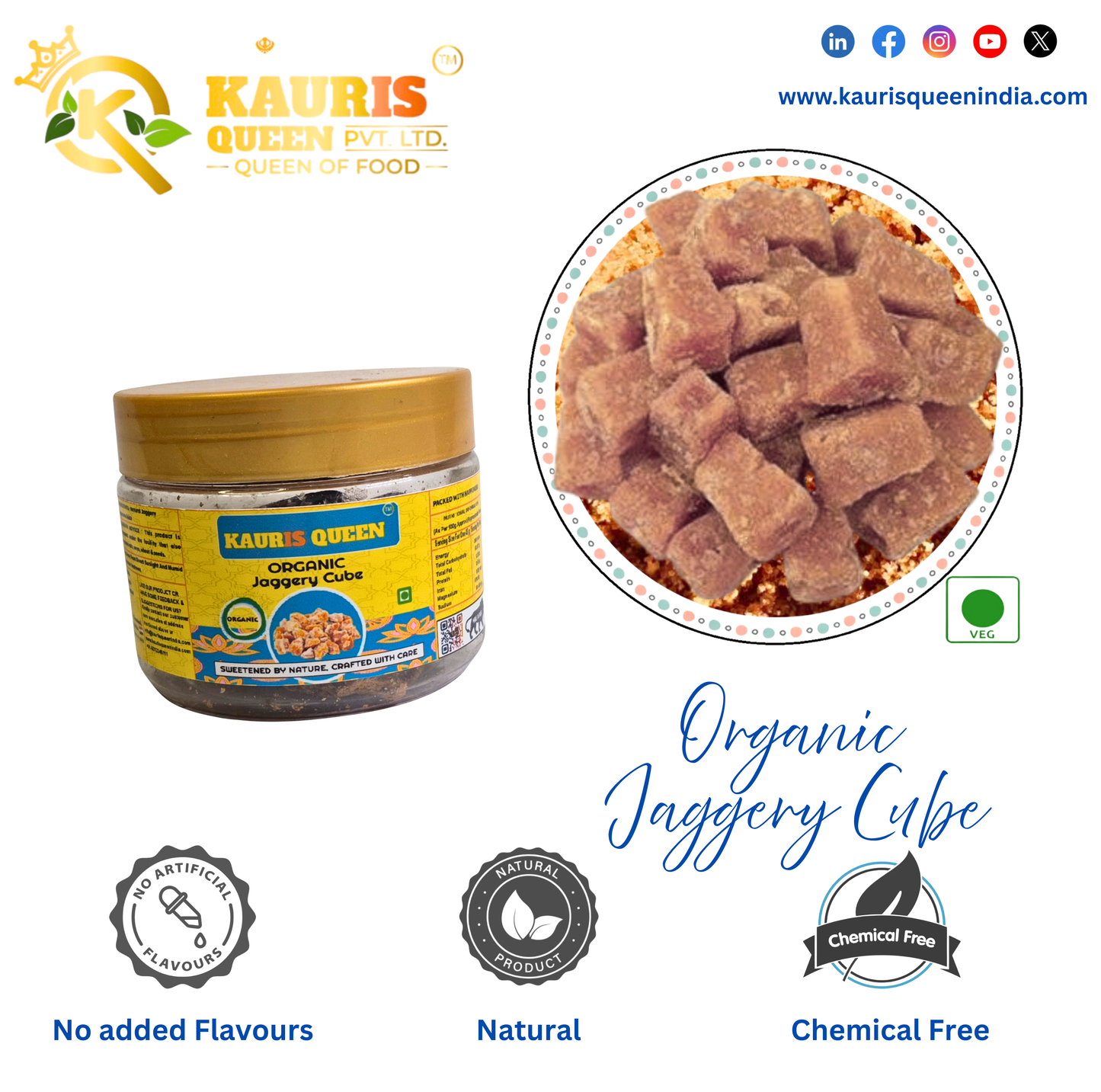 Organic Jaggery Cube