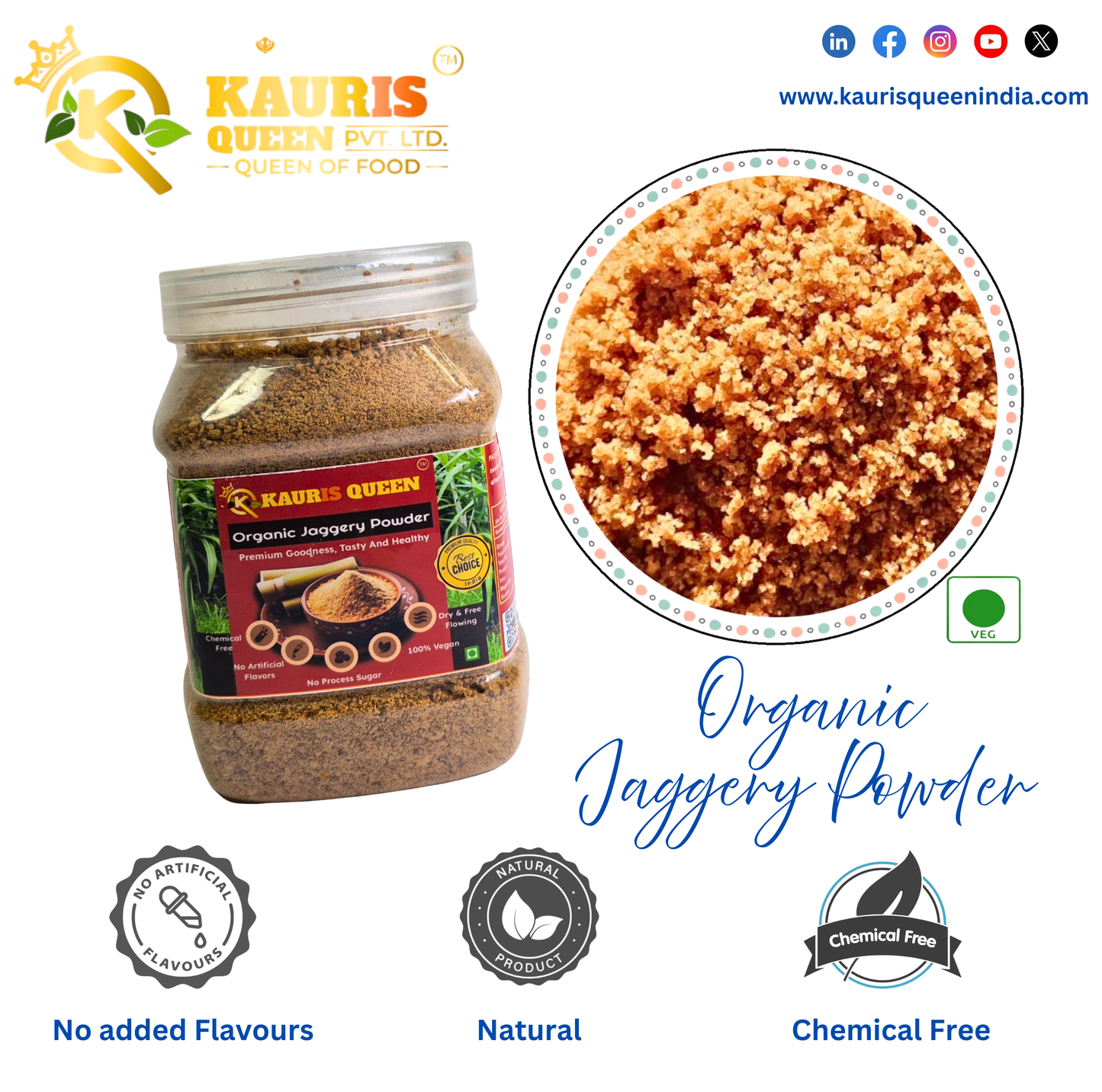 Organic Jaggery Powder