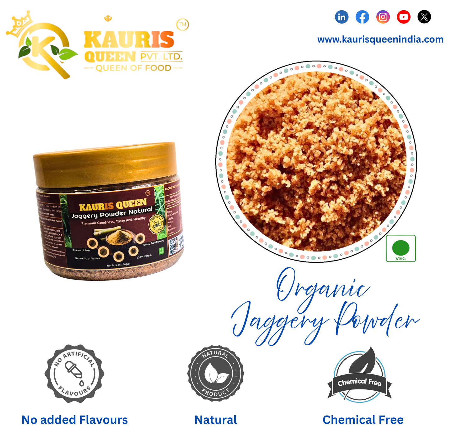Organic Jaggery Powder
