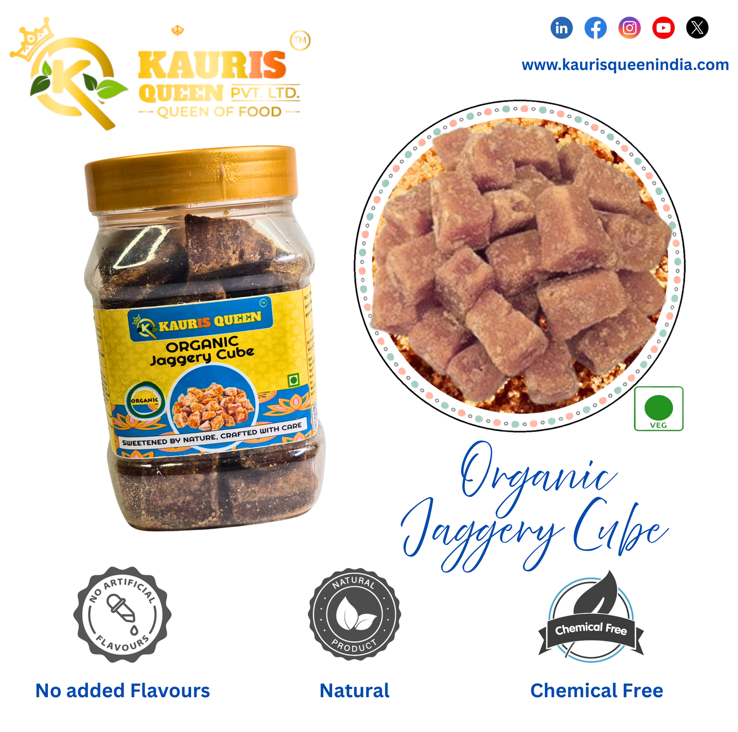 Organic Jaggery Cube